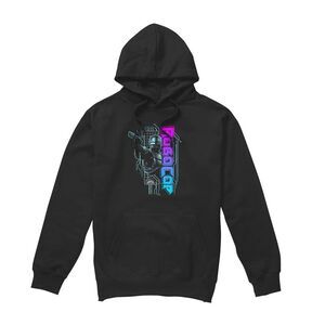 Robocop Unisex Adult Robo Neon Hoodie / Black